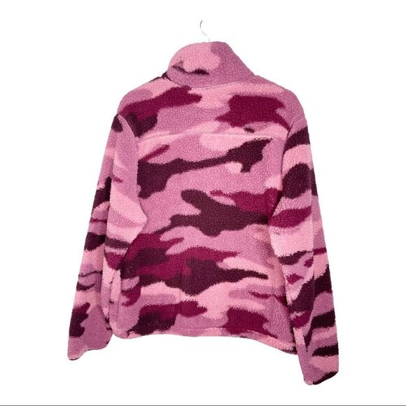 OLD NAVY Pink Camo Teddy Jacket  - Picture 5 of 7
